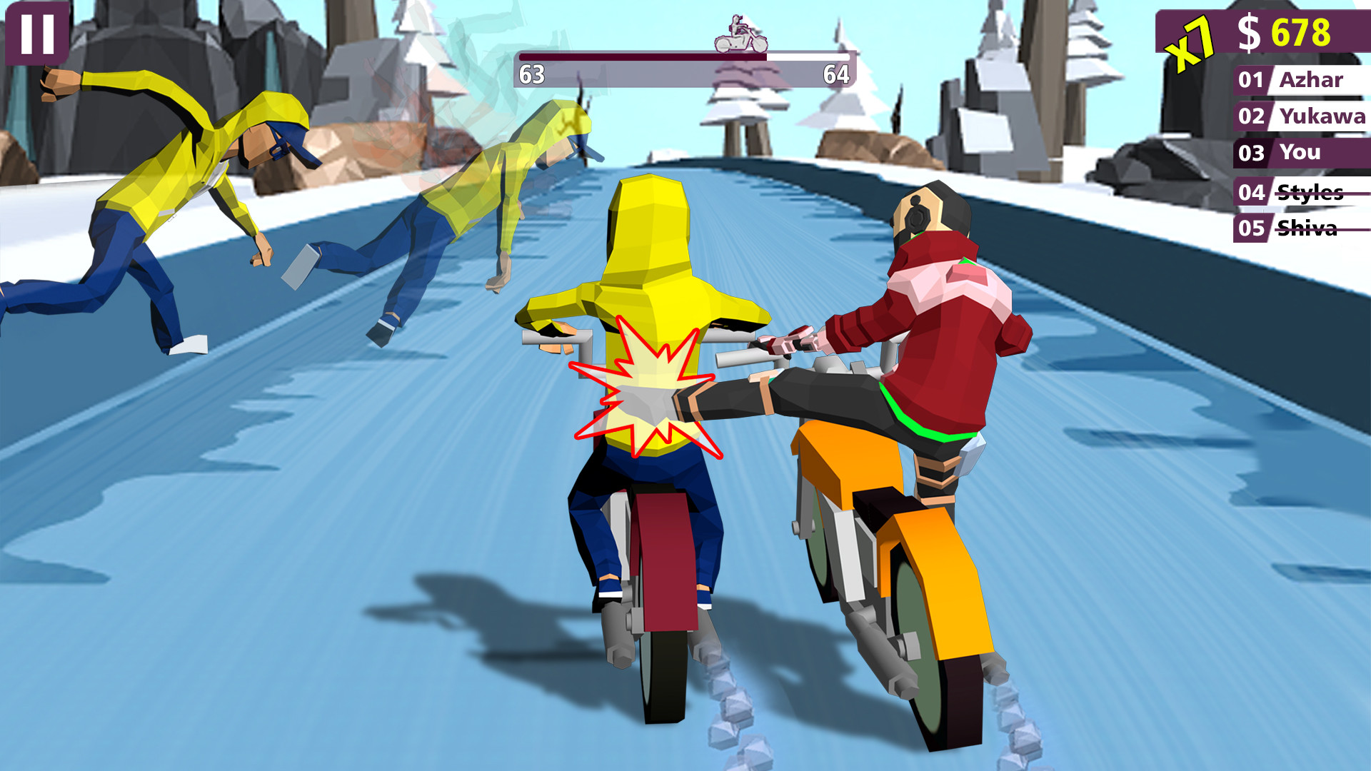 Racing Bike Fight (Corona Virus Lockdown Special) screenshot 2