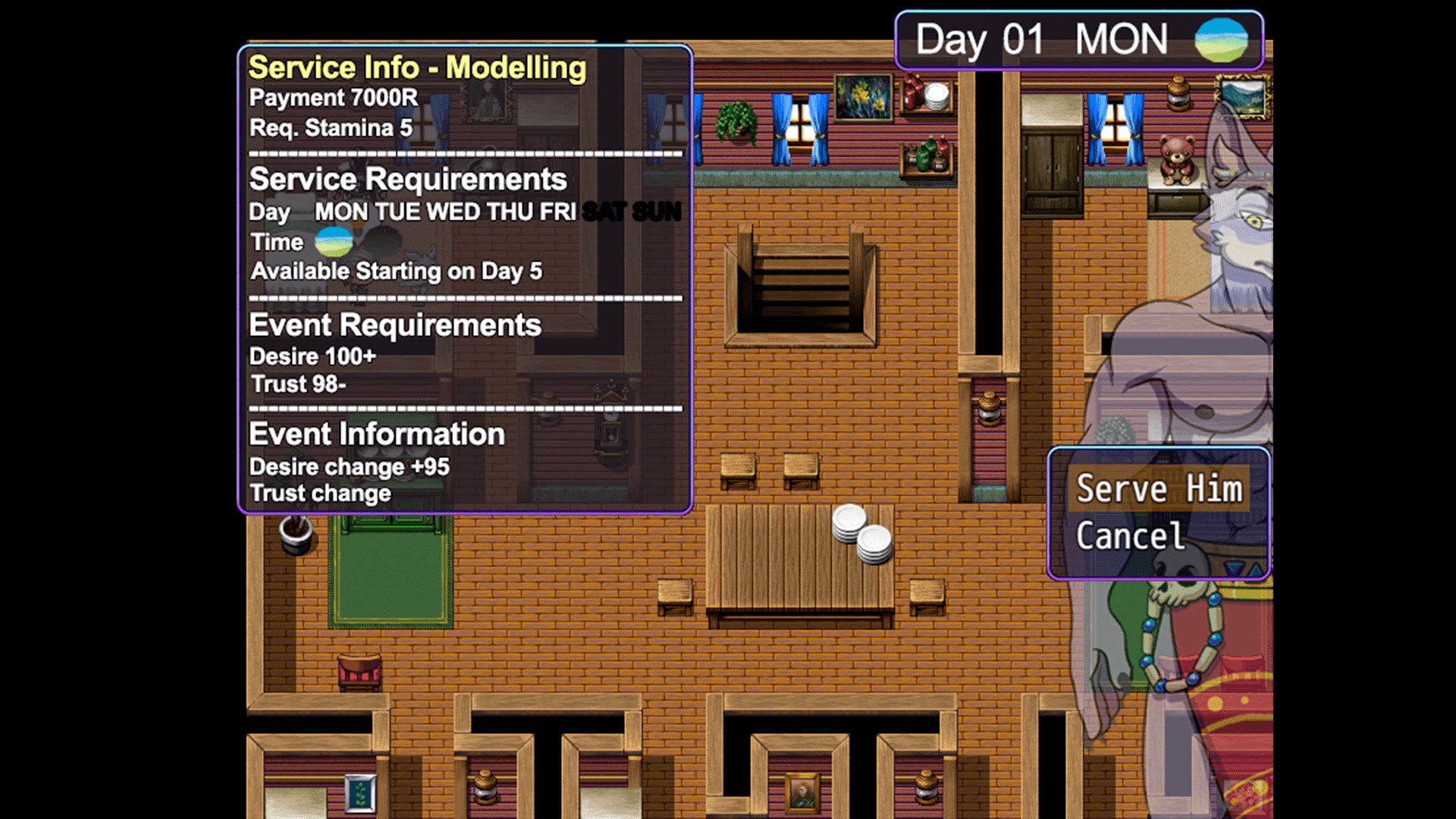 Cumming Hotel - A Gay Furry Slice of Life screenshot 1