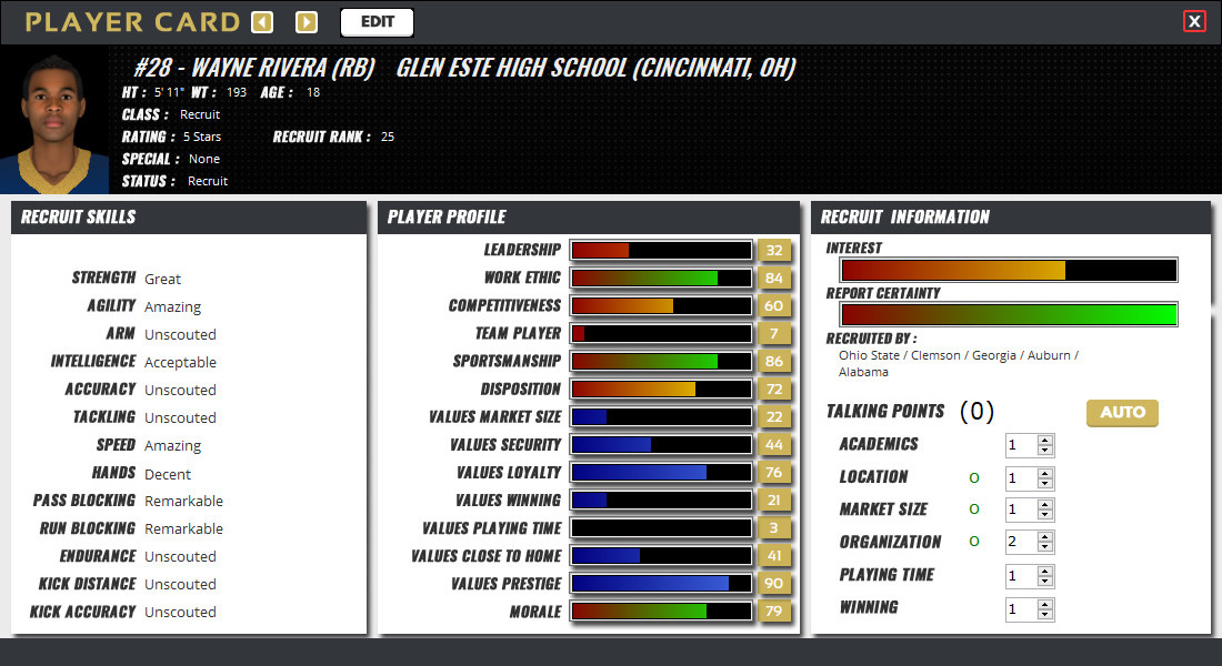 Draft Day Sports: College Football 2020 screenshot 5