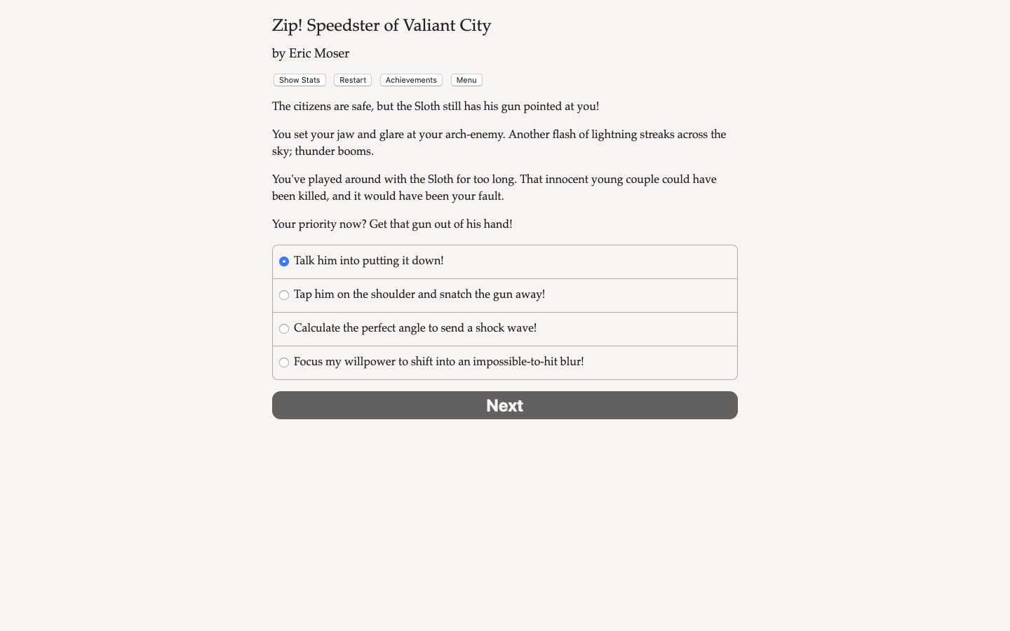 Zip! Speedster of Valiant City screenshot 2