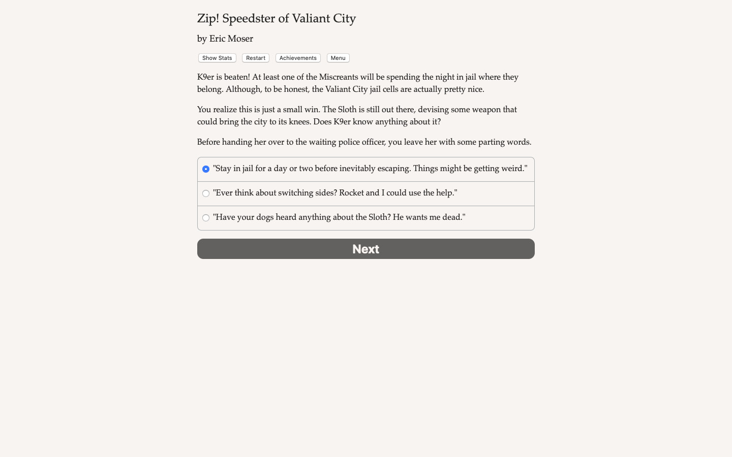 Zip! Speedster of Valiant City screenshot 3