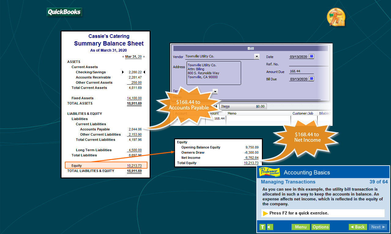 Professor Teaches QuickBooks 2020 screenshot 1