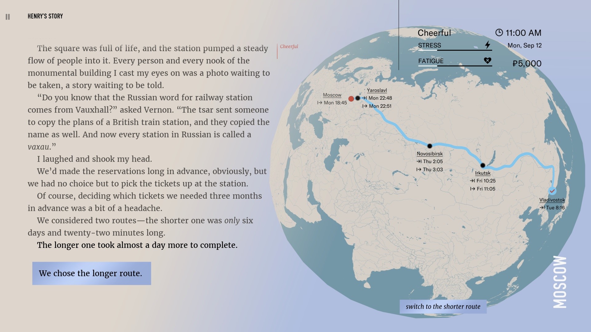 Wanderlust: Transsiberian screenshot 3