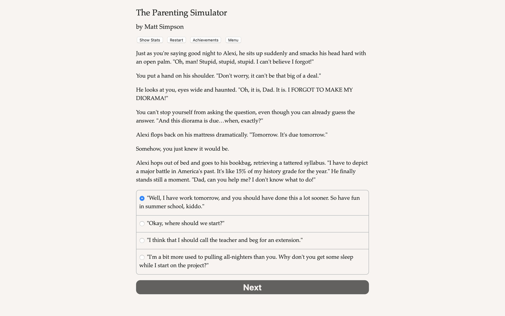 The Parenting Simulator screenshot 6