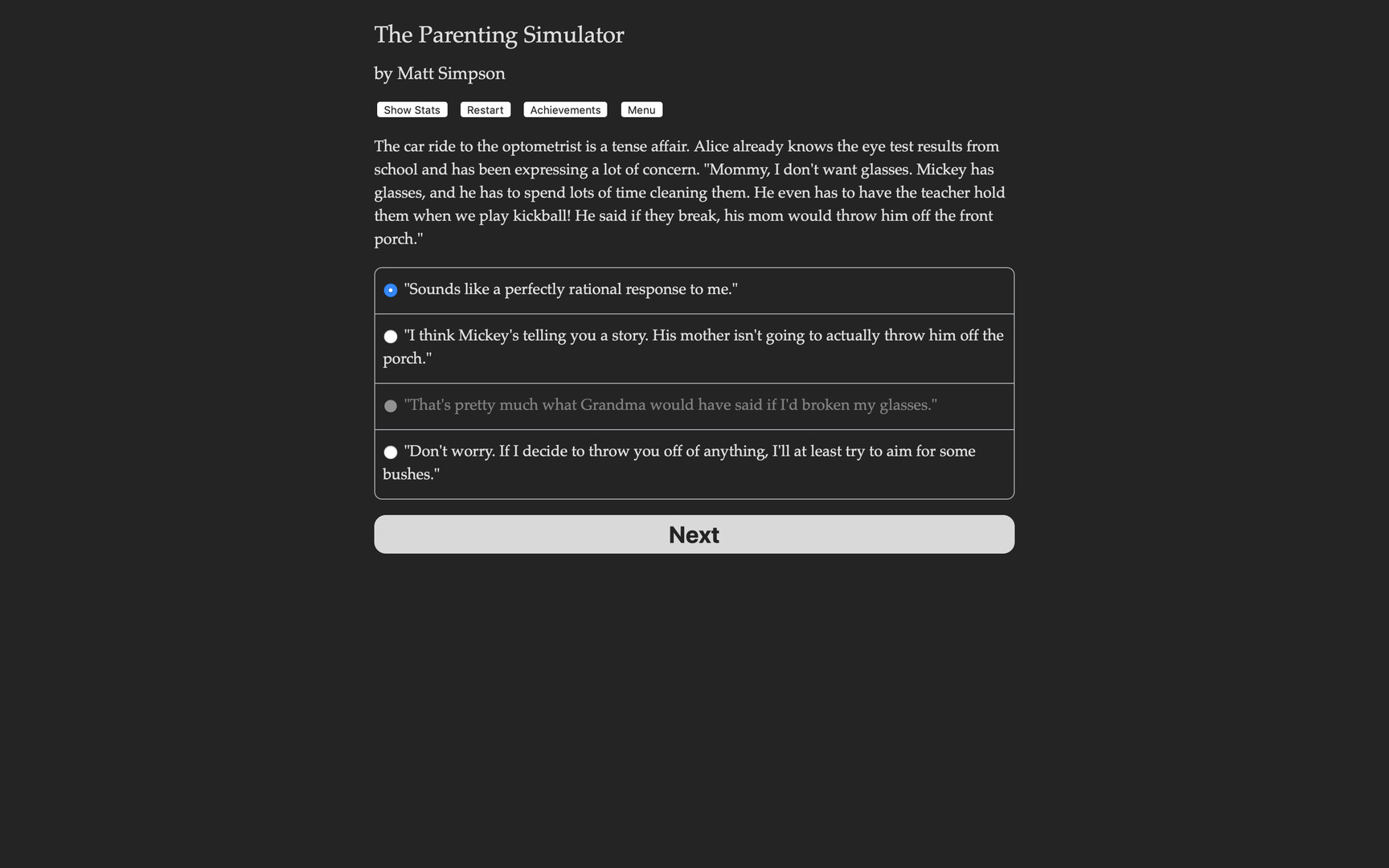 The Parenting Simulator screenshot 1