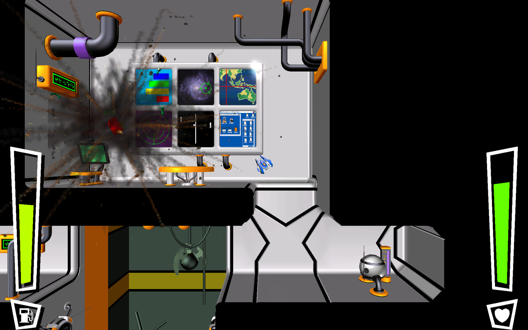 Super Thrustforce: Orbital Meat Police screenshot 2