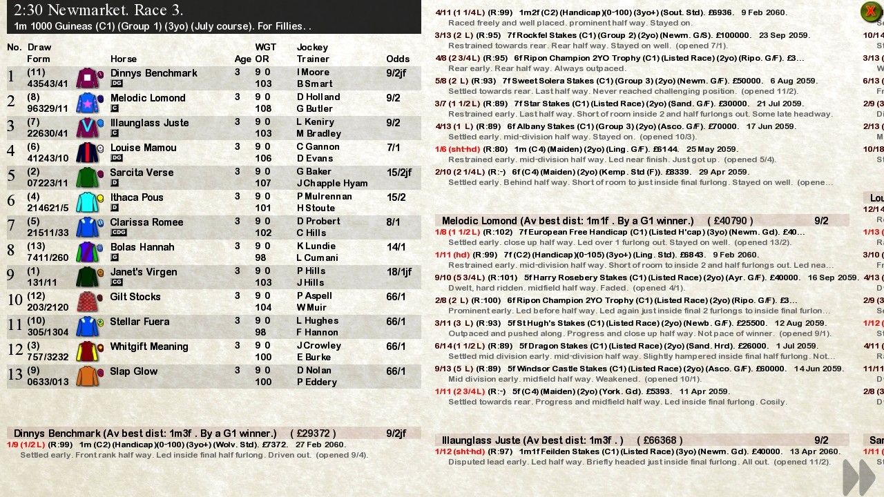 Starters Orders Classic Horse Racing screenshot 4