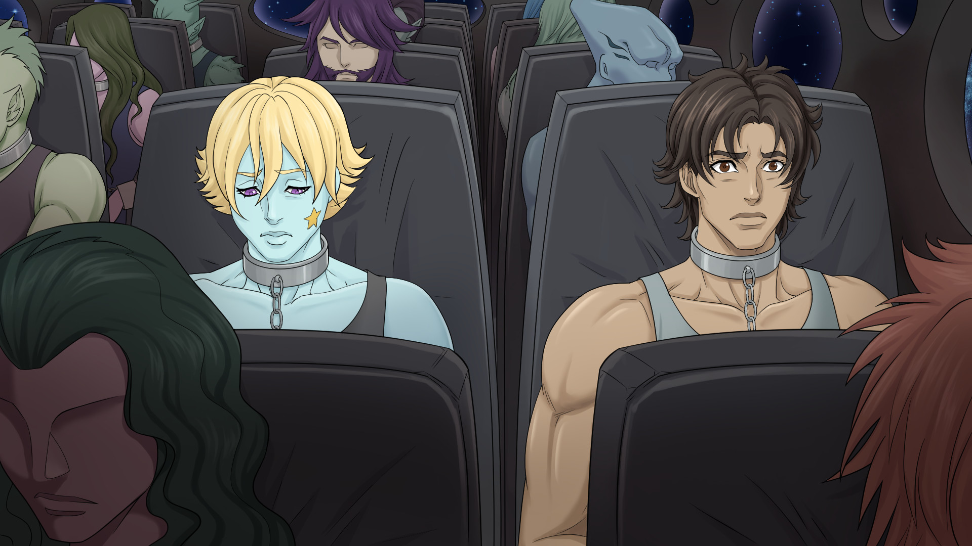 Alpha Hole Prison - A Yaoi, Gay, Bara Visual Novel screenshot 6