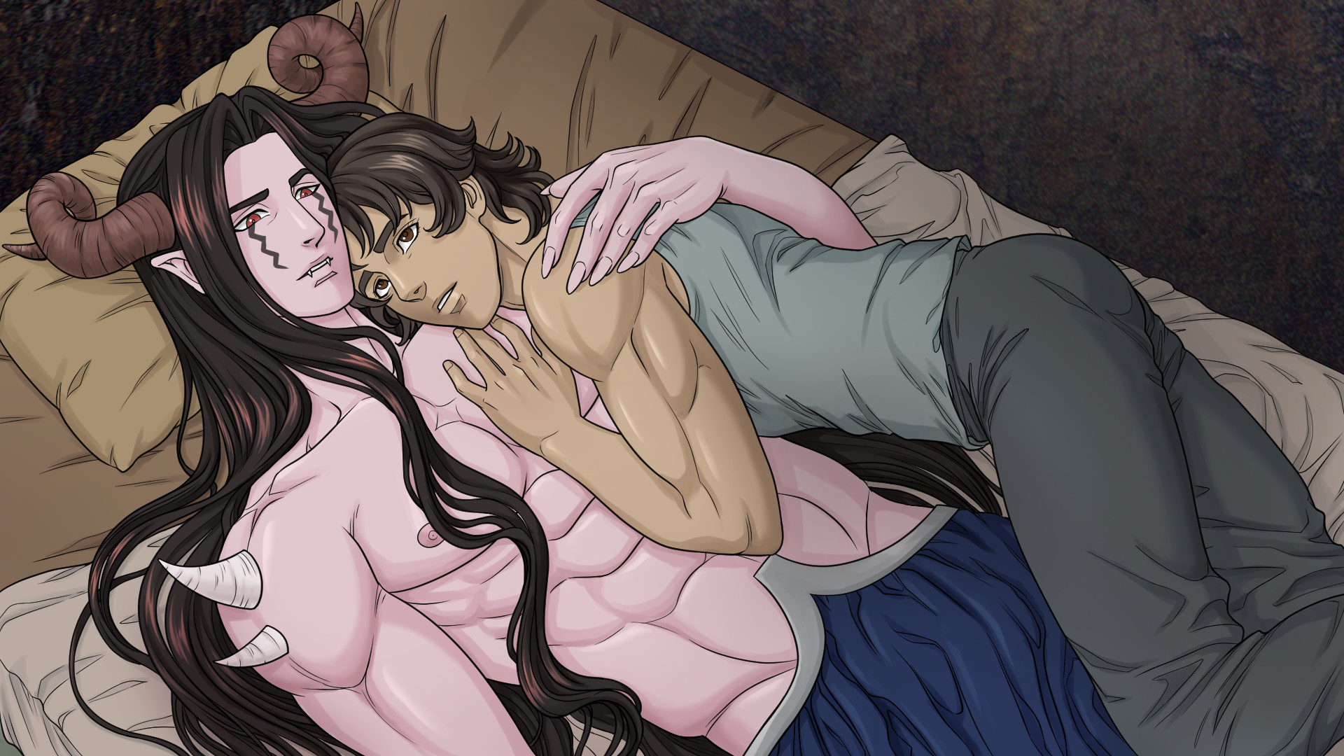 Alpha Hole Prison - A Yaoi, Gay, Bara Visual Novel screenshot 8