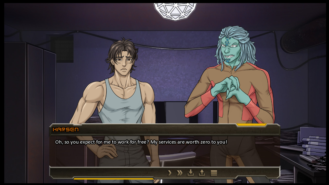 Alpha Hole Prison - A Yaoi, Gay, Bara Visual Novel screenshot 16