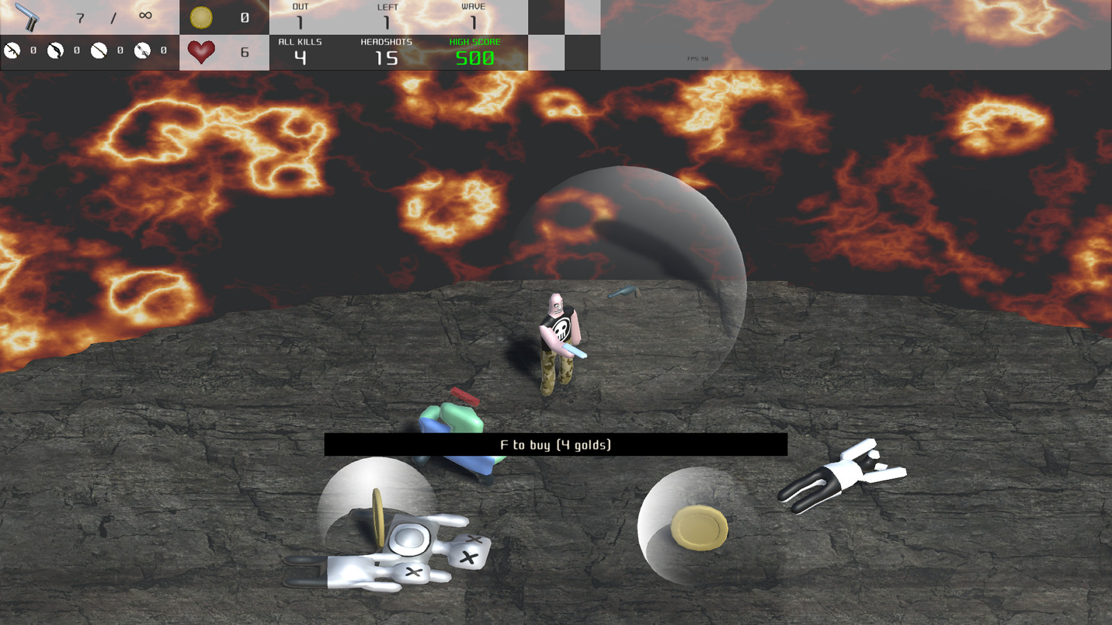 Attack of the alien thingies from lava! screenshot 4