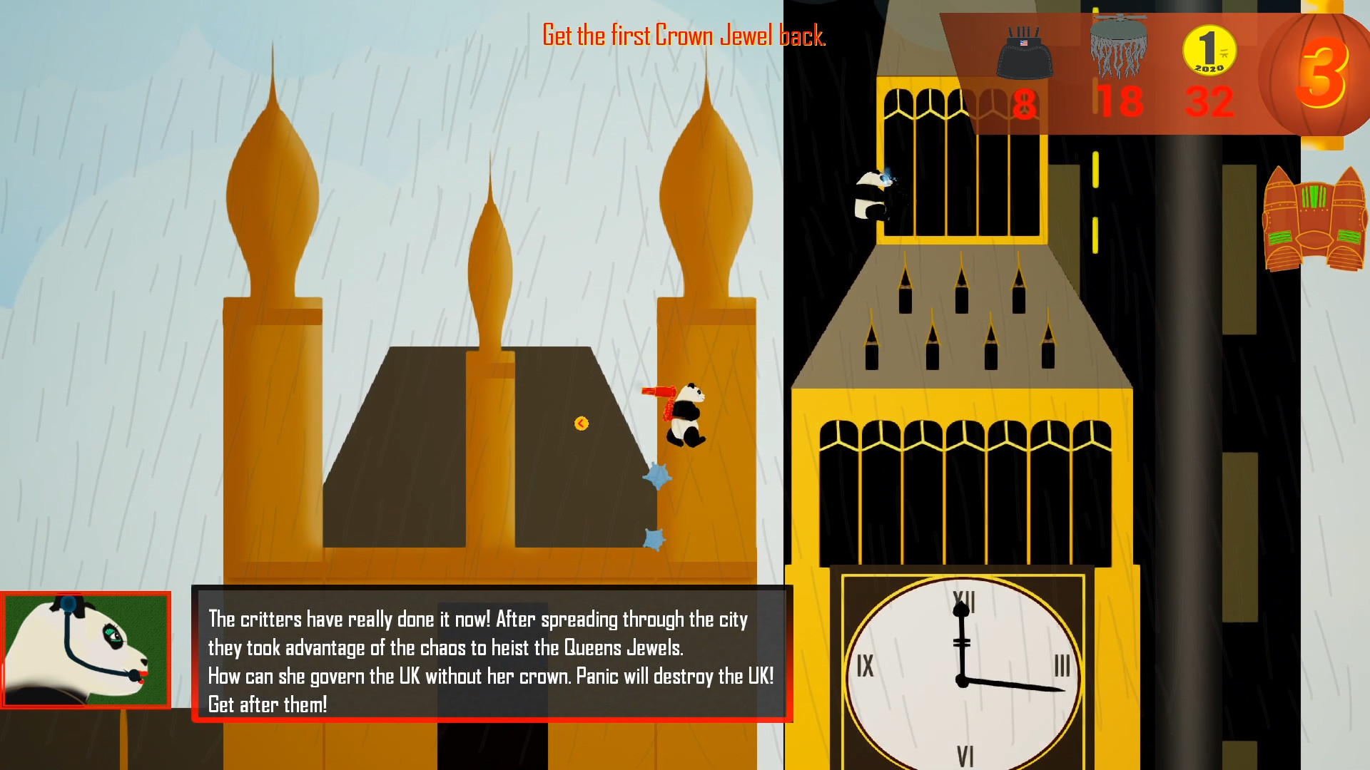 Rocket Panda Panic screenshot 3