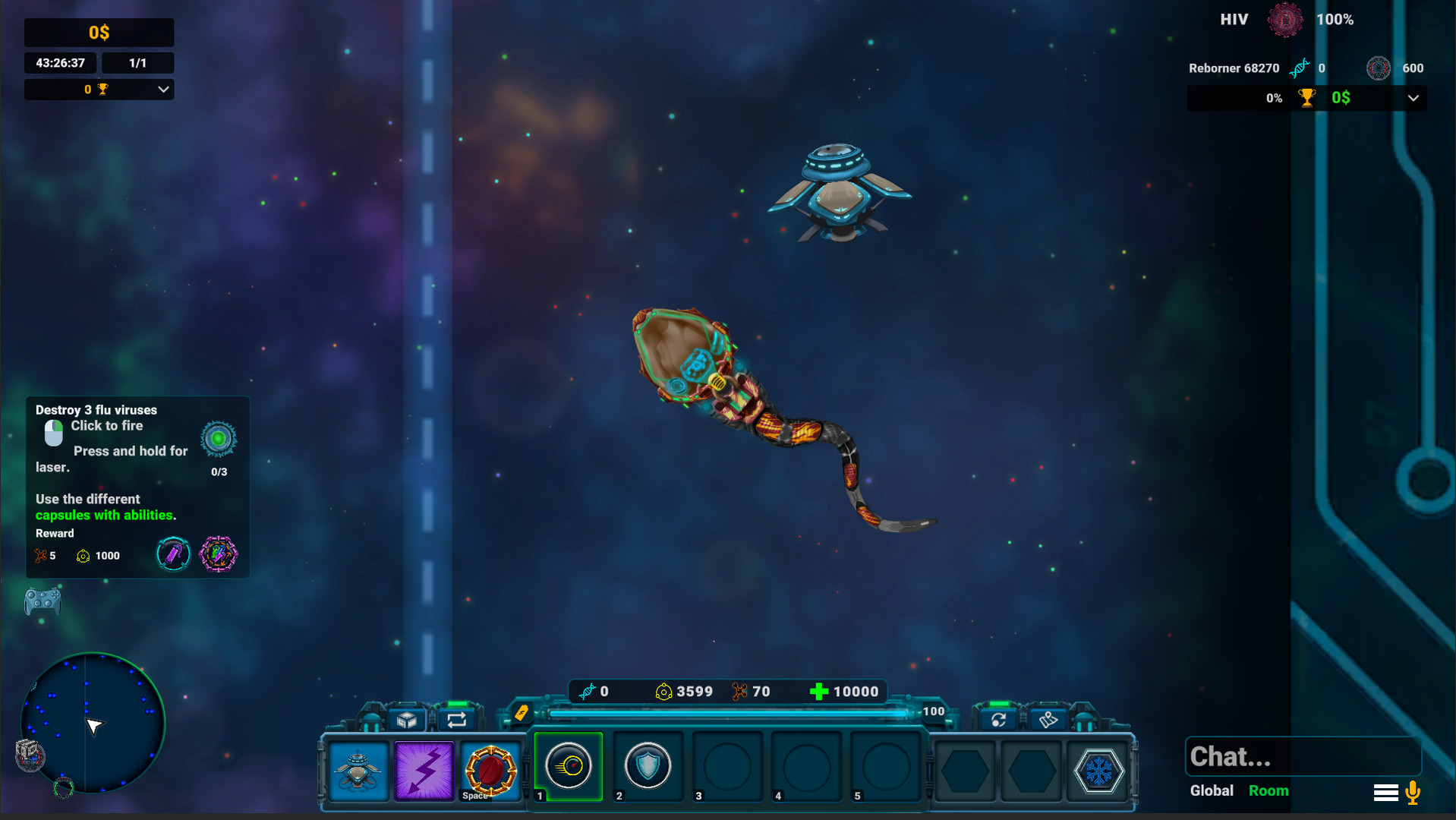 Reborn: in the Android Womb screenshot 1