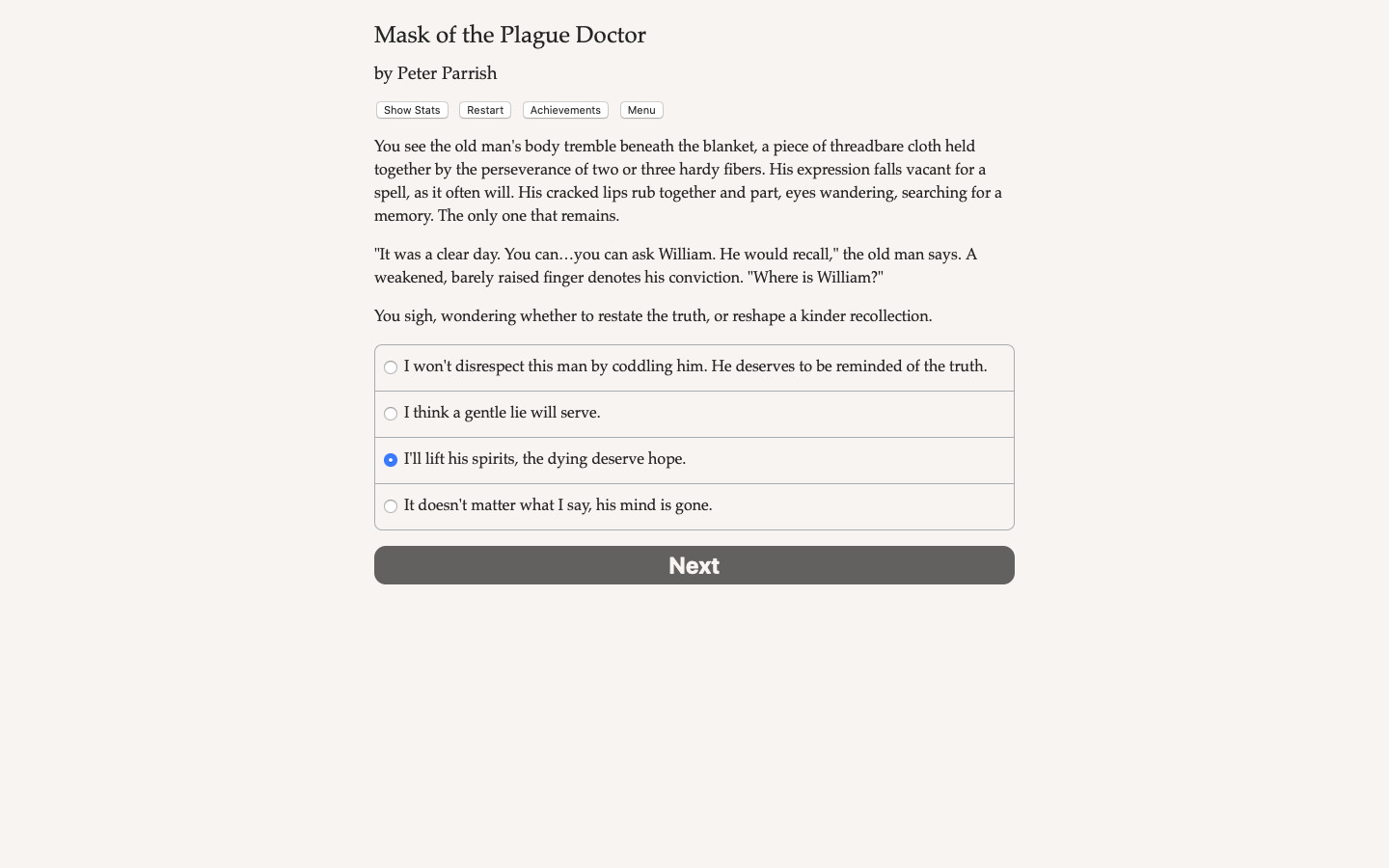 Mask of the Plague Doctor screenshot 5
