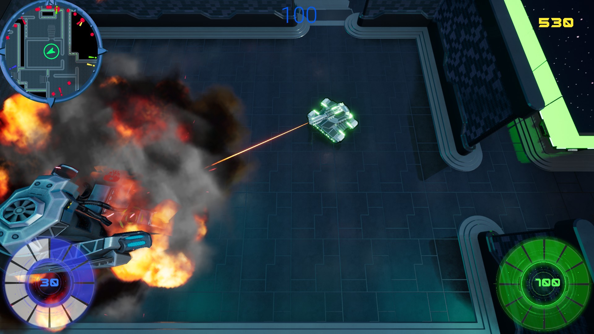 Senshi Tank 2: Space Bots screenshot 3