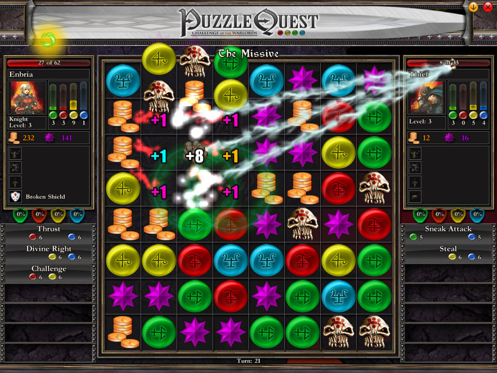 PuzzleQuest: Challenge of the Warlords screenshot 5