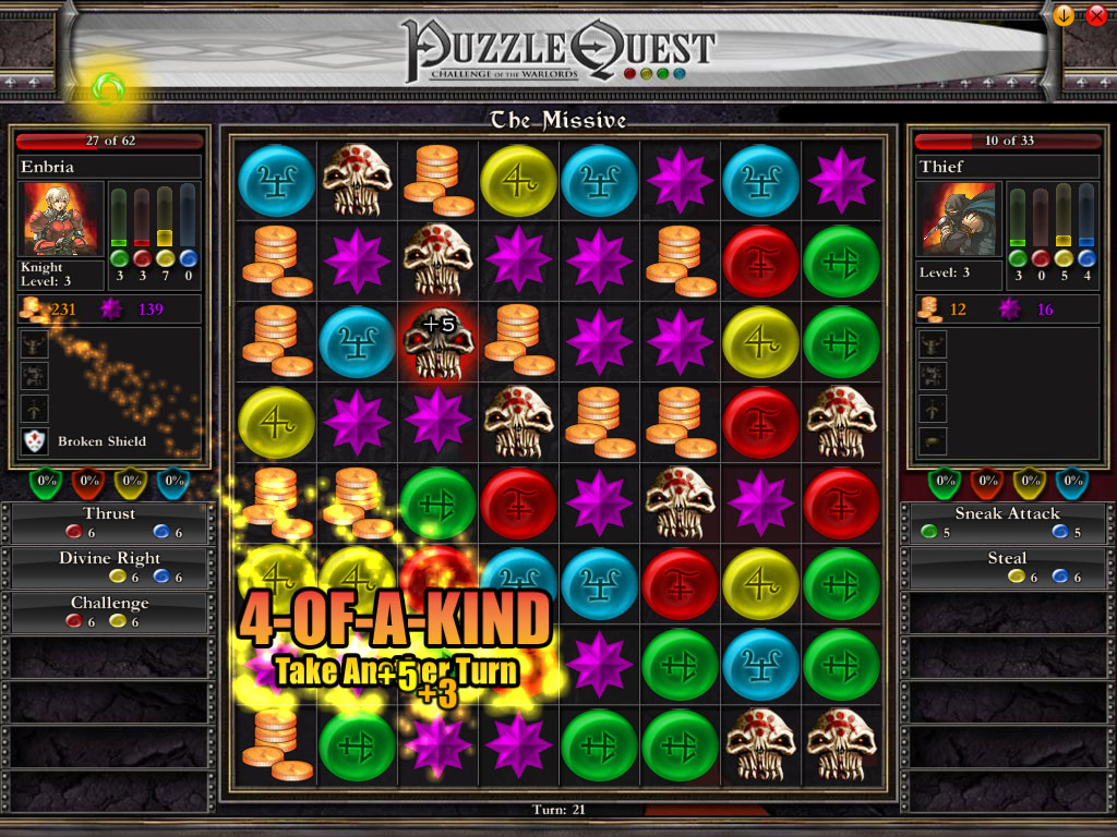 PuzzleQuest: Challenge of the Warlords screenshot 6