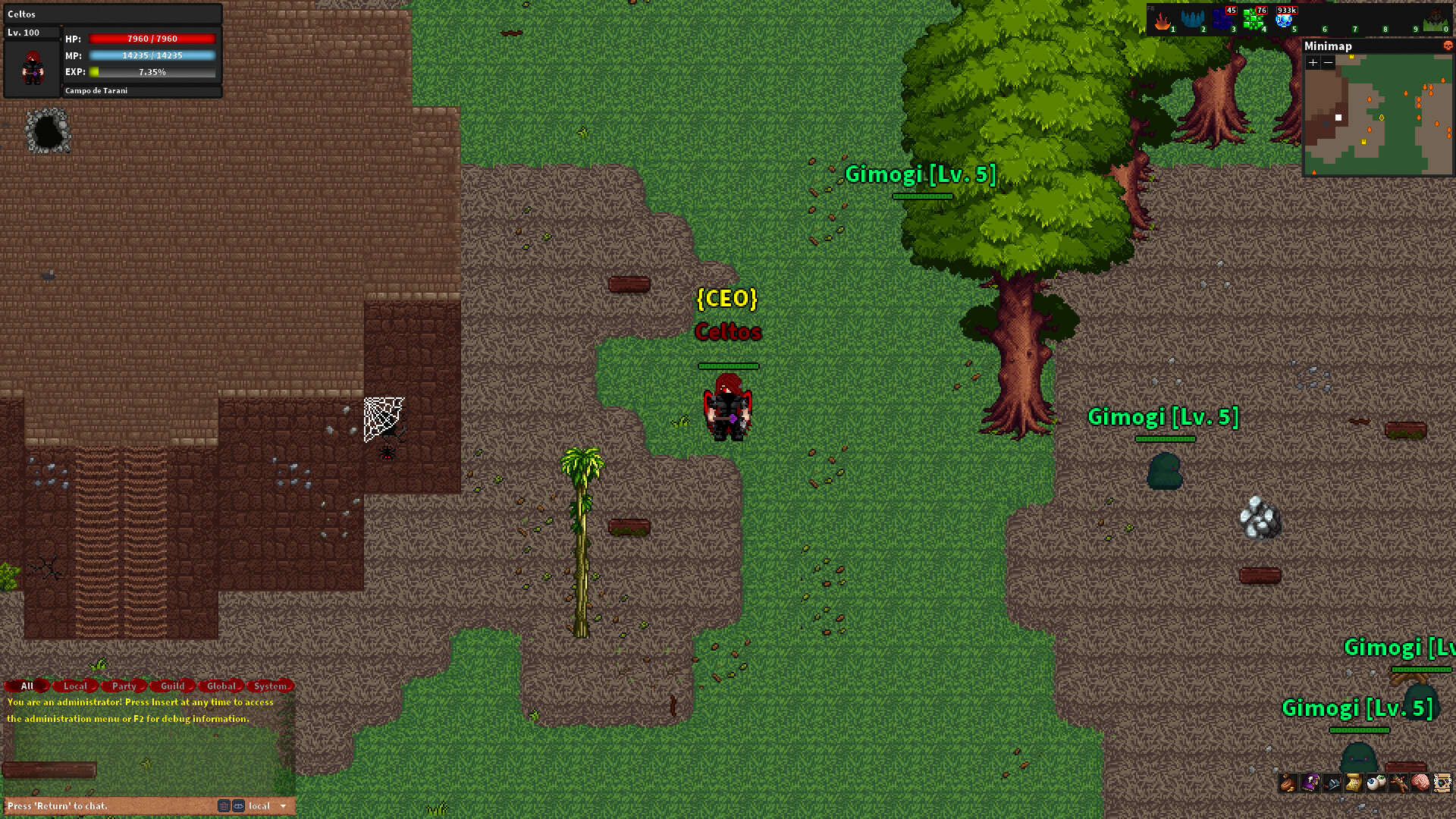 Rebornia - MMORPG 2D screenshot 6