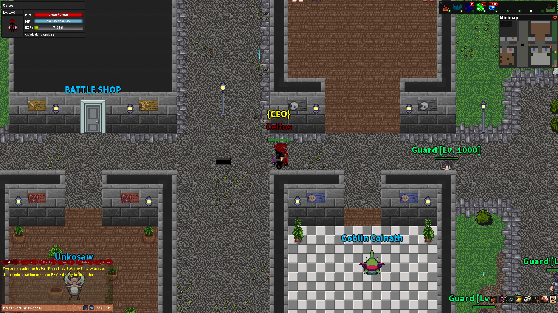 Rebornia - MMORPG 2D screenshot 5