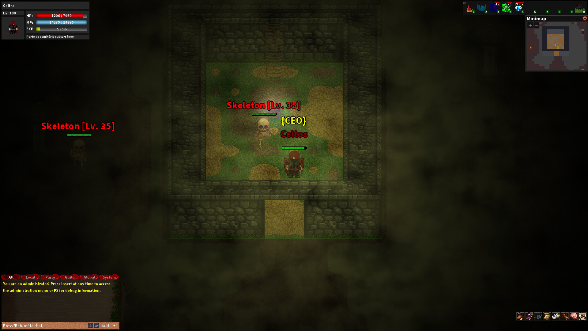 Rebornia - MMORPG 2D screenshot 8