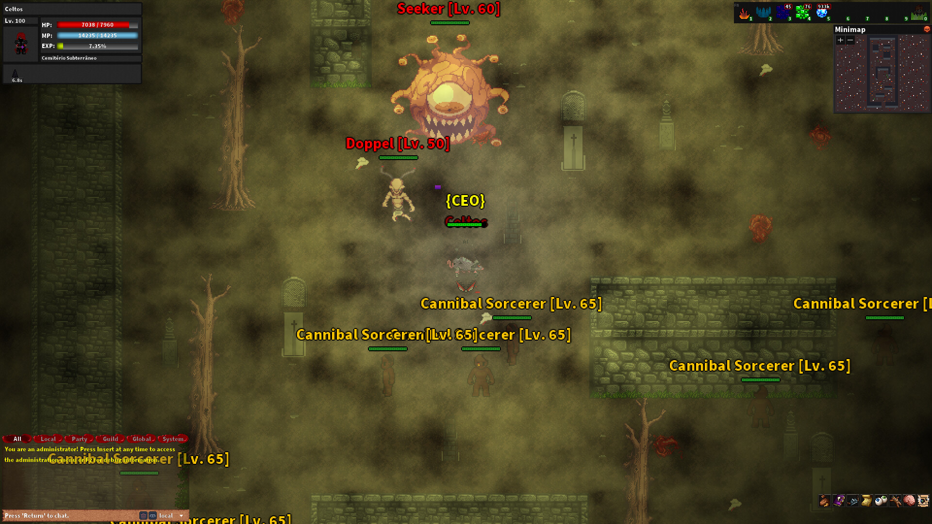 Rebornia - MMORPG 2D screenshot 10