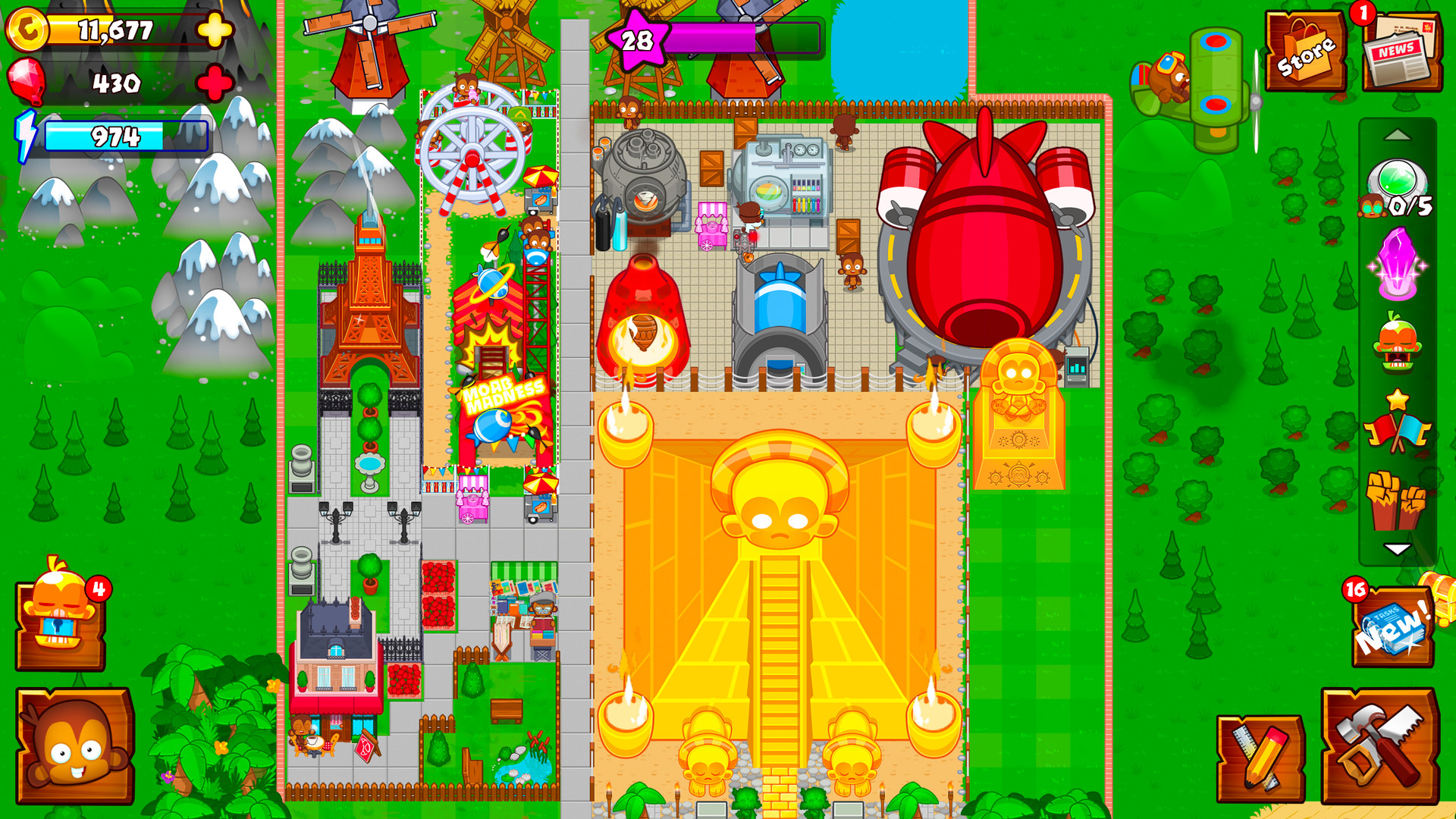 Bloons Monkey City screenshot 4