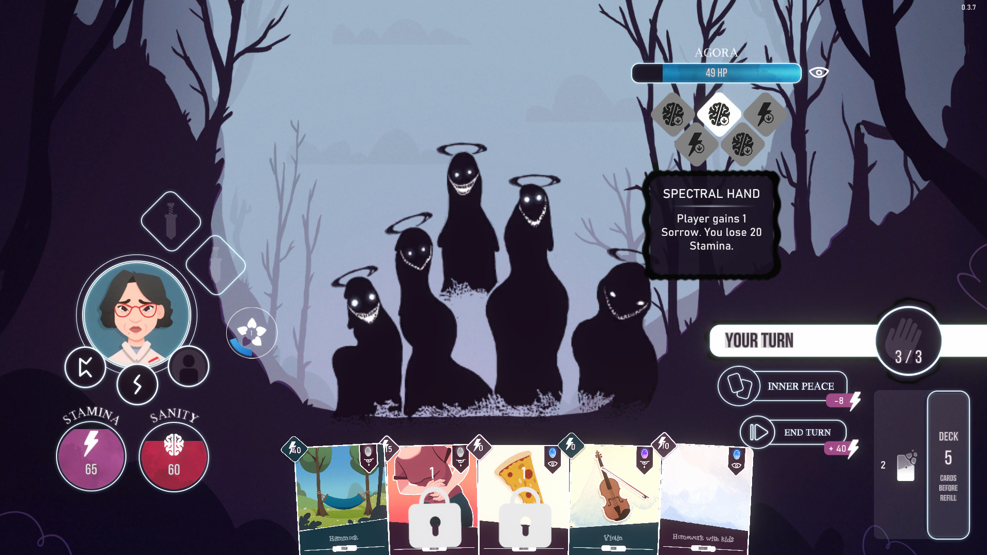 Neurodeck : Psychological Deckbuilder screenshot 1