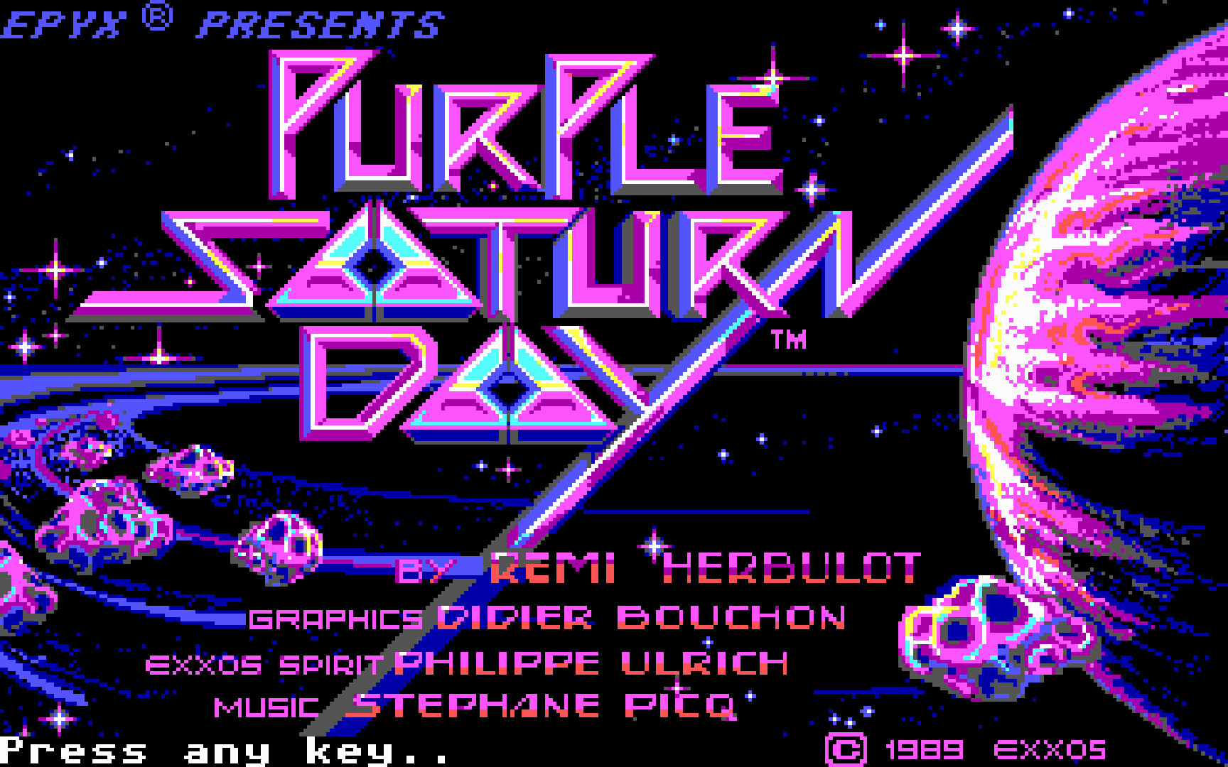 Purple Saturn Day screenshot 5