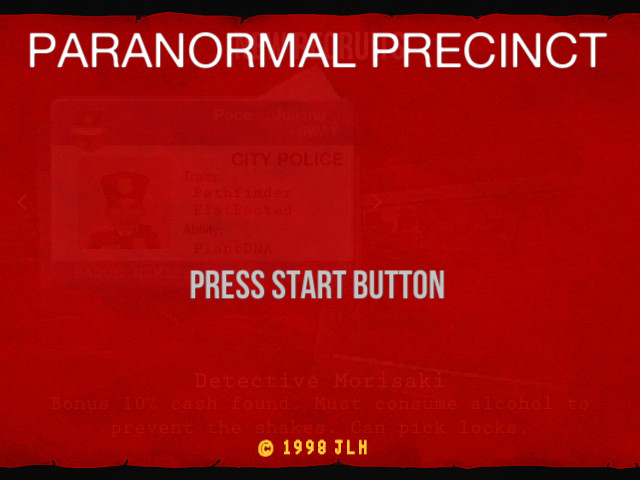 Paranormal Precinct - Last Copy of '99 screenshot 1