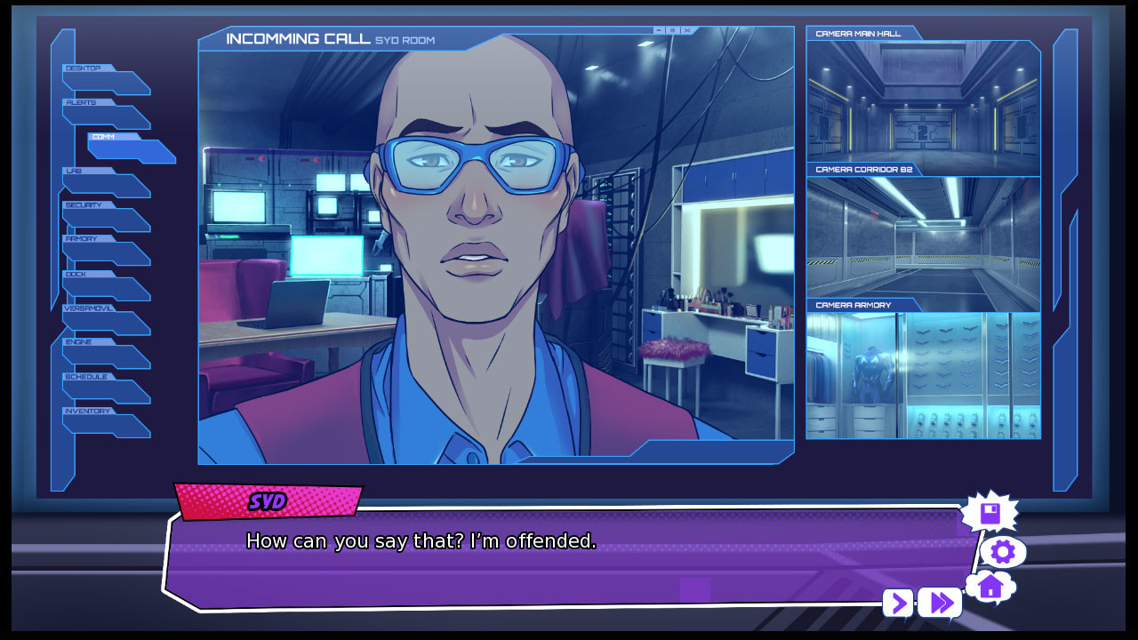 Mister Versatile: A Gay Superhero Visual Novel screenshot 1