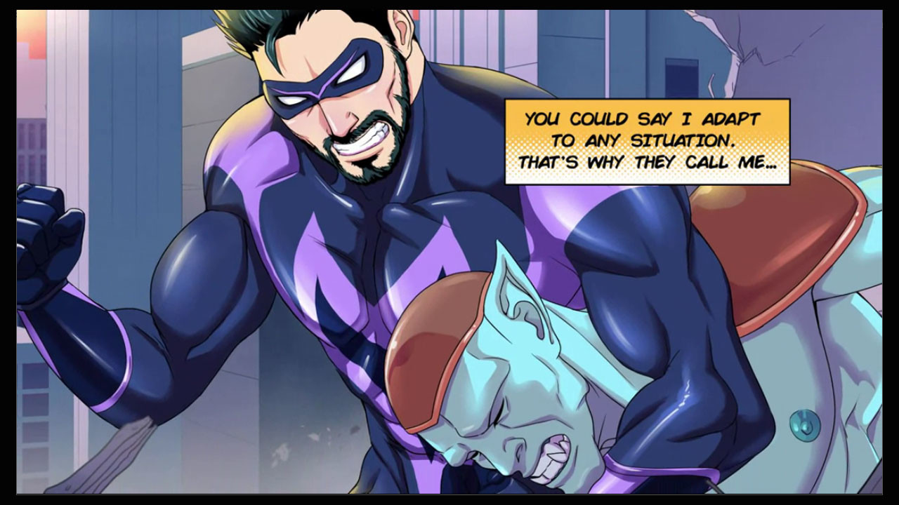 Mister Versatile: A Gay Superhero Visual Novel screenshot 3