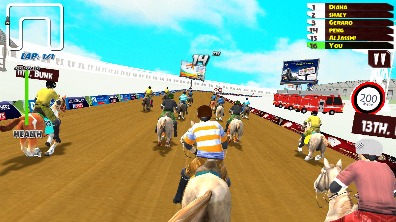 Horse Racing Rally screenshot 1