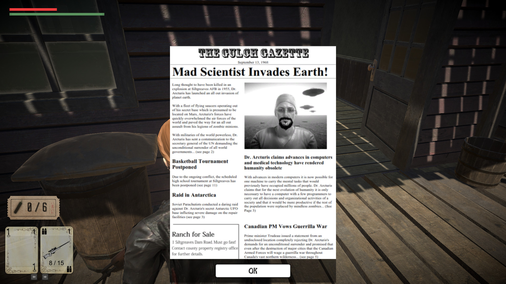 Gunslingers of the Wasteland vs. The Zombies From Mars screenshot 7