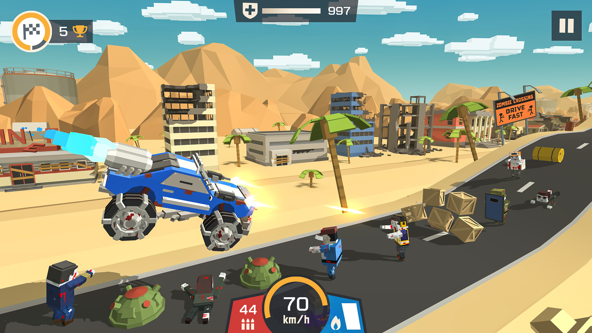 Zombie Derby: Pixel Survival screenshot 4
