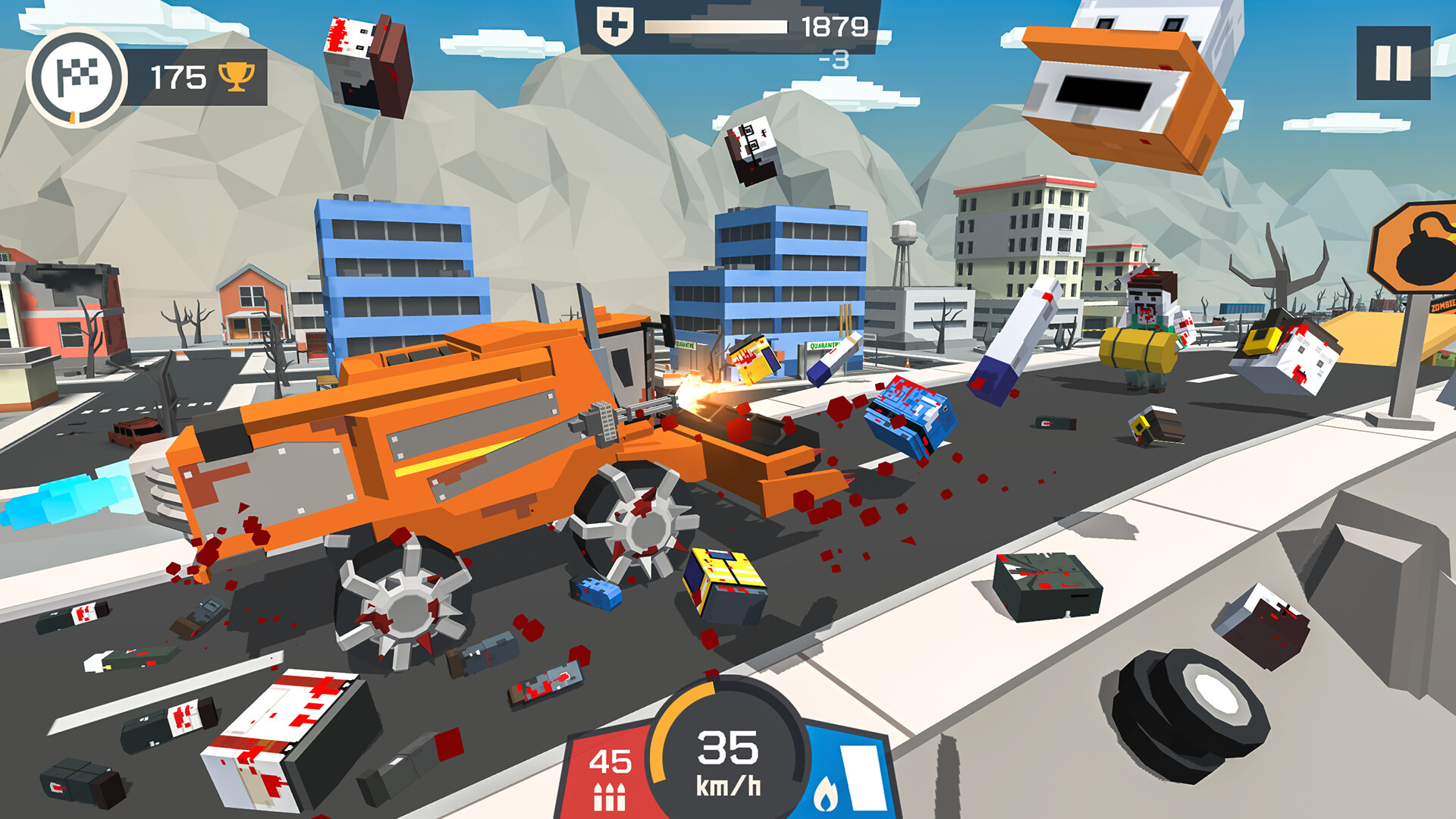 Zombie Derby: Pixel Survival screenshot 5