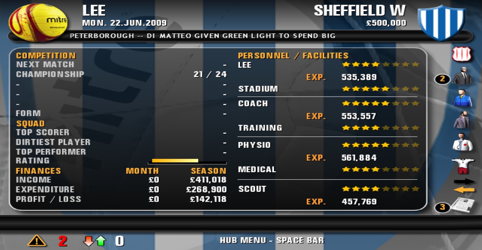Premier Manager 10 screenshot 3