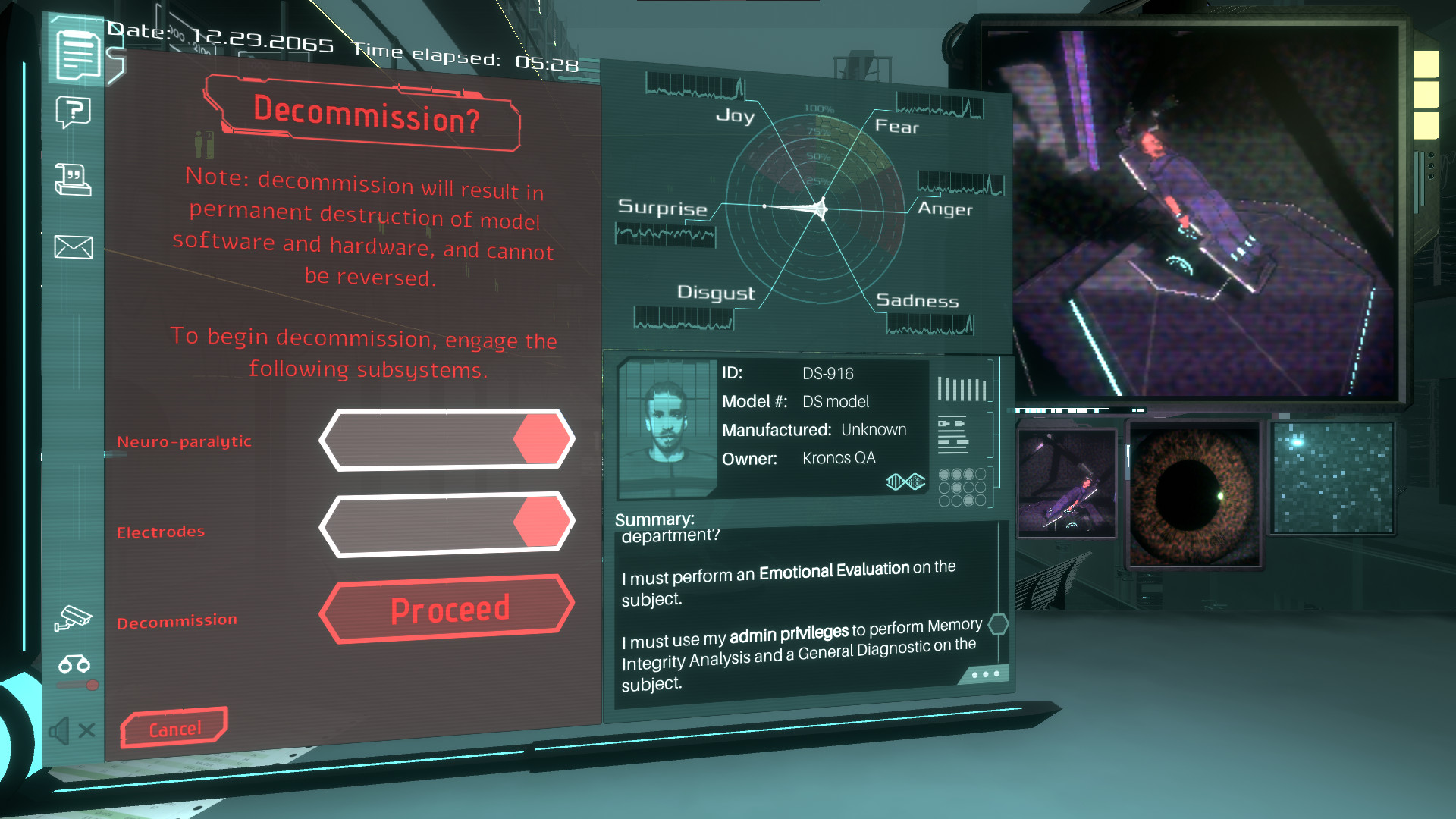 Silicon Dreams | cyberpunk interrogation screenshot 5