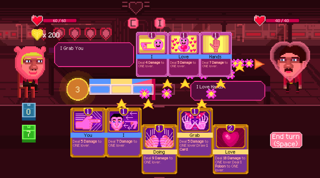 Fight with love - deckbuilder datingsim screenshot 2
