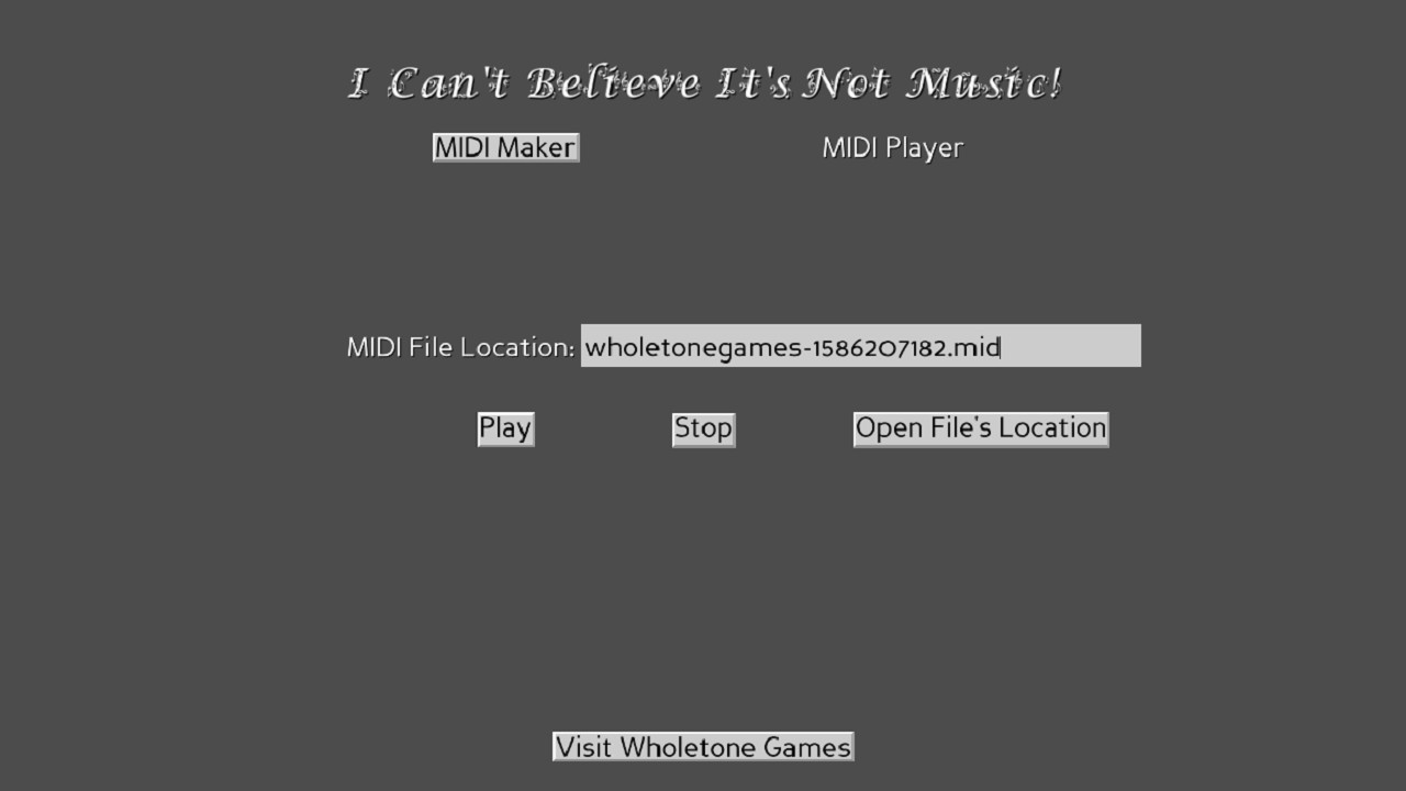 I Can't Believe It's Not Music! screenshot 5