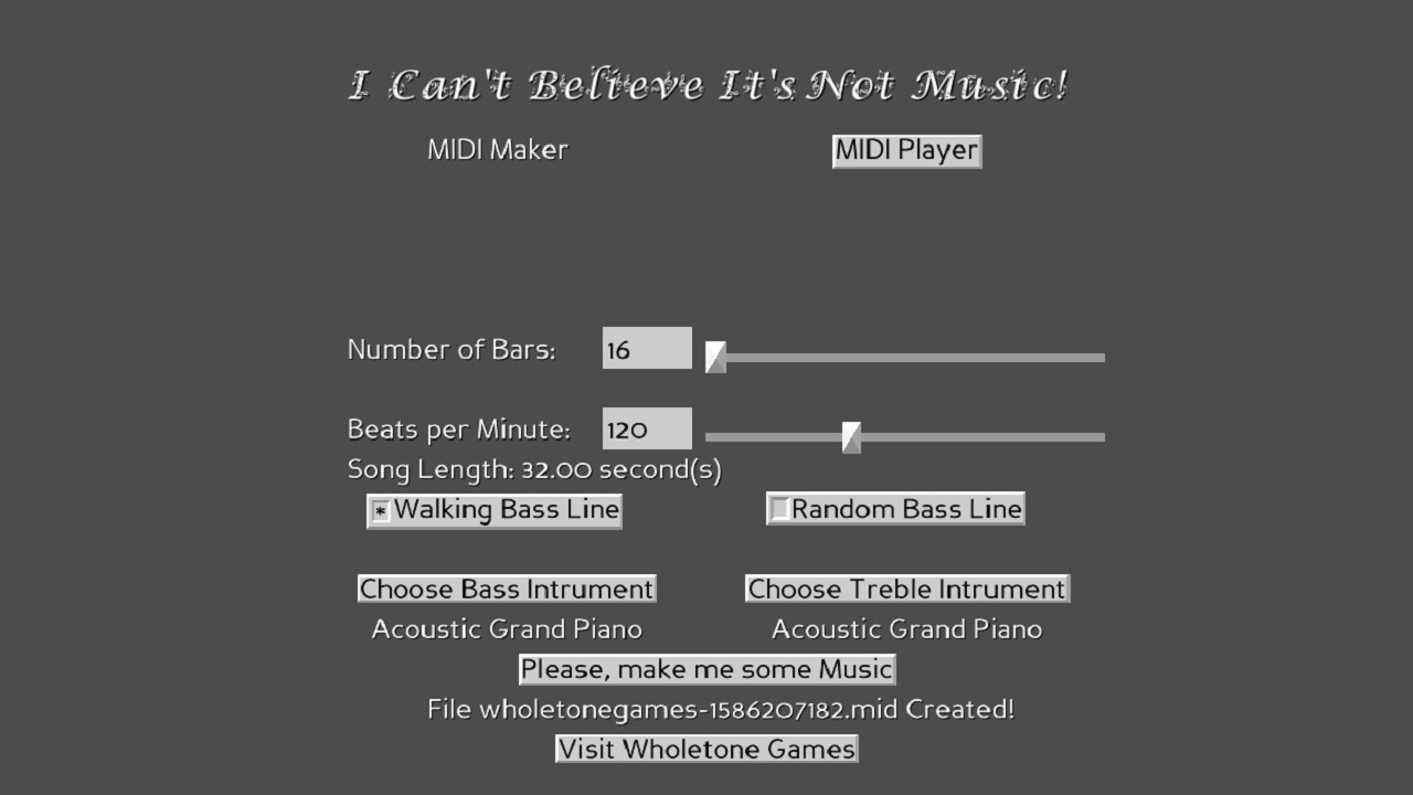 I Can't Believe It's Not Music! screenshot 4