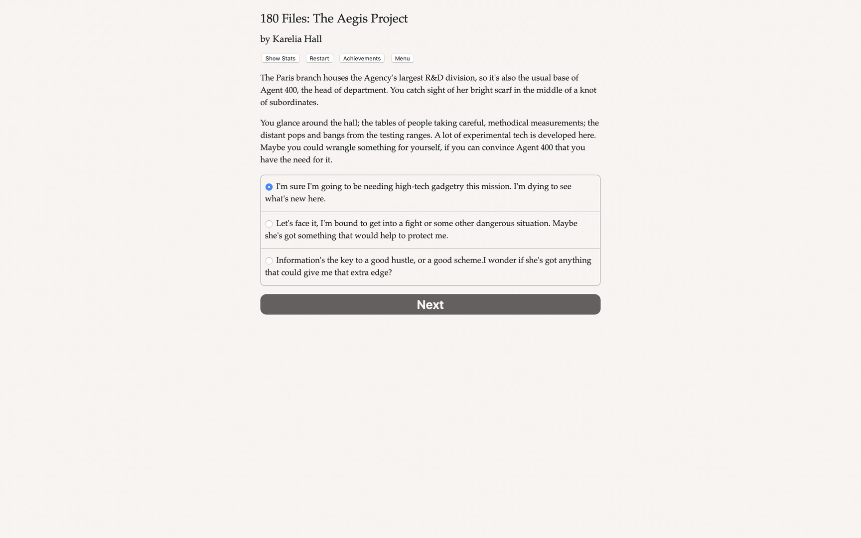 180 Files: The Aegis Project screenshot 5