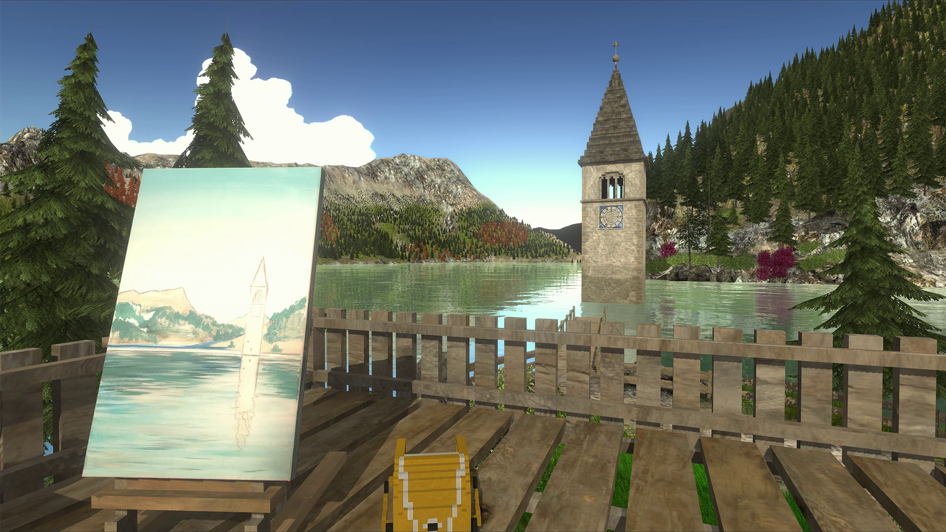 A Painter's Tale: Curon, 1950 screenshot 1