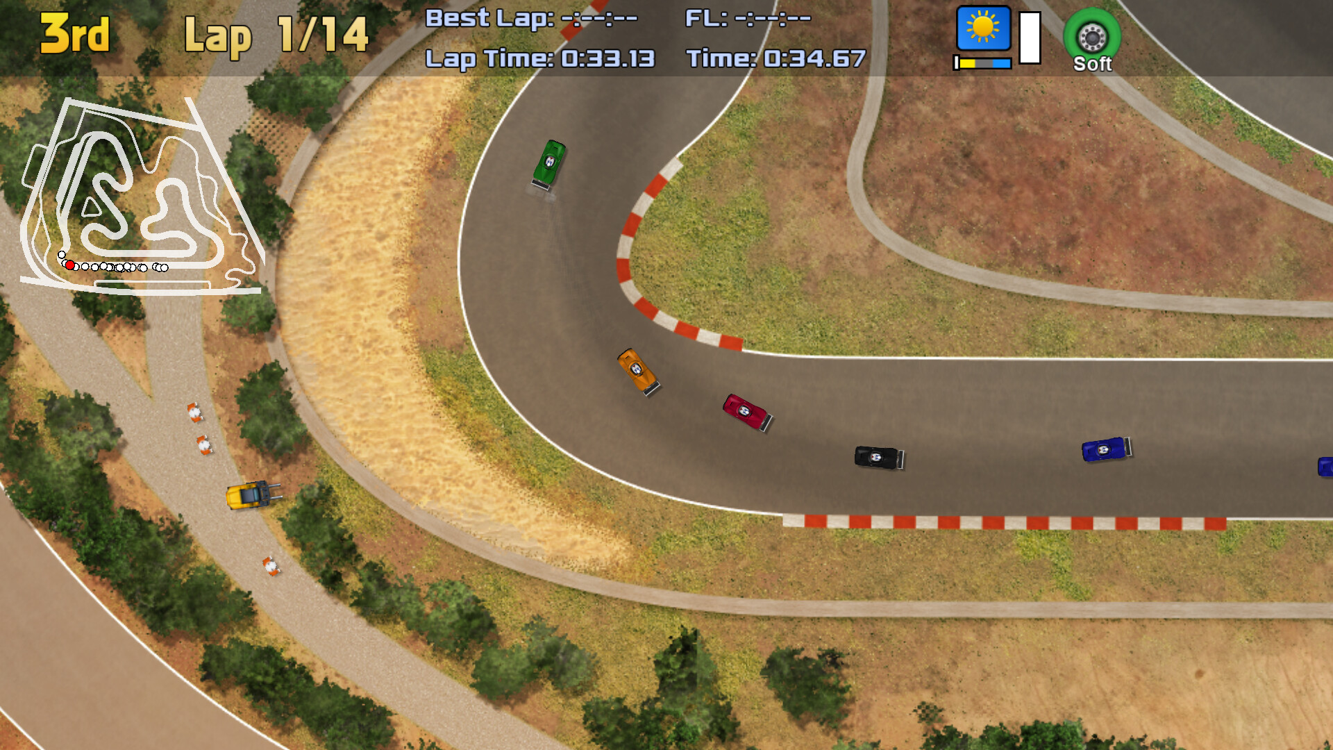 Ultimate Racing 2D 2 screenshot 5