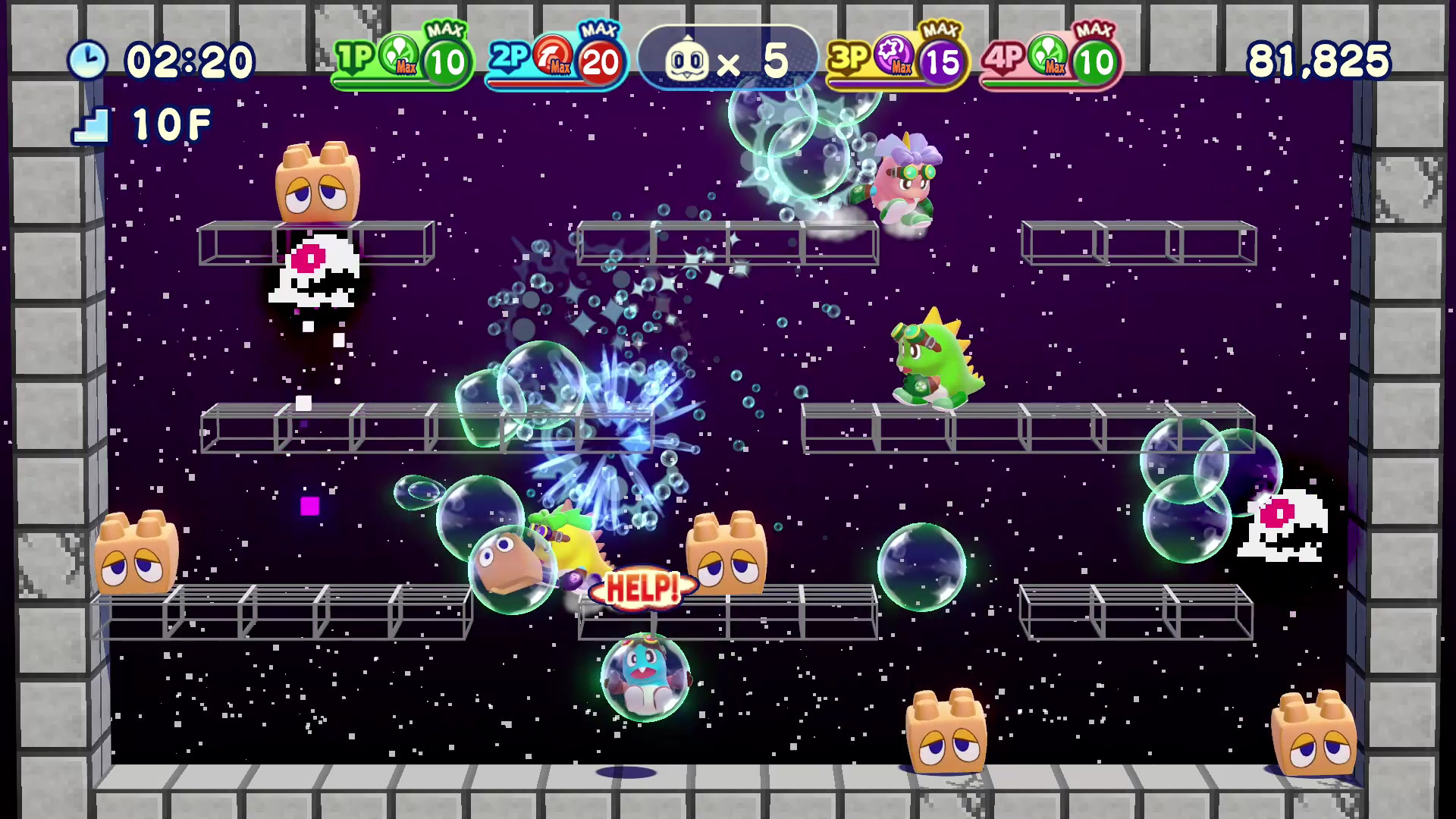 Bubble Bobble 4 Friends: The Baron's Workshop screenshot 3