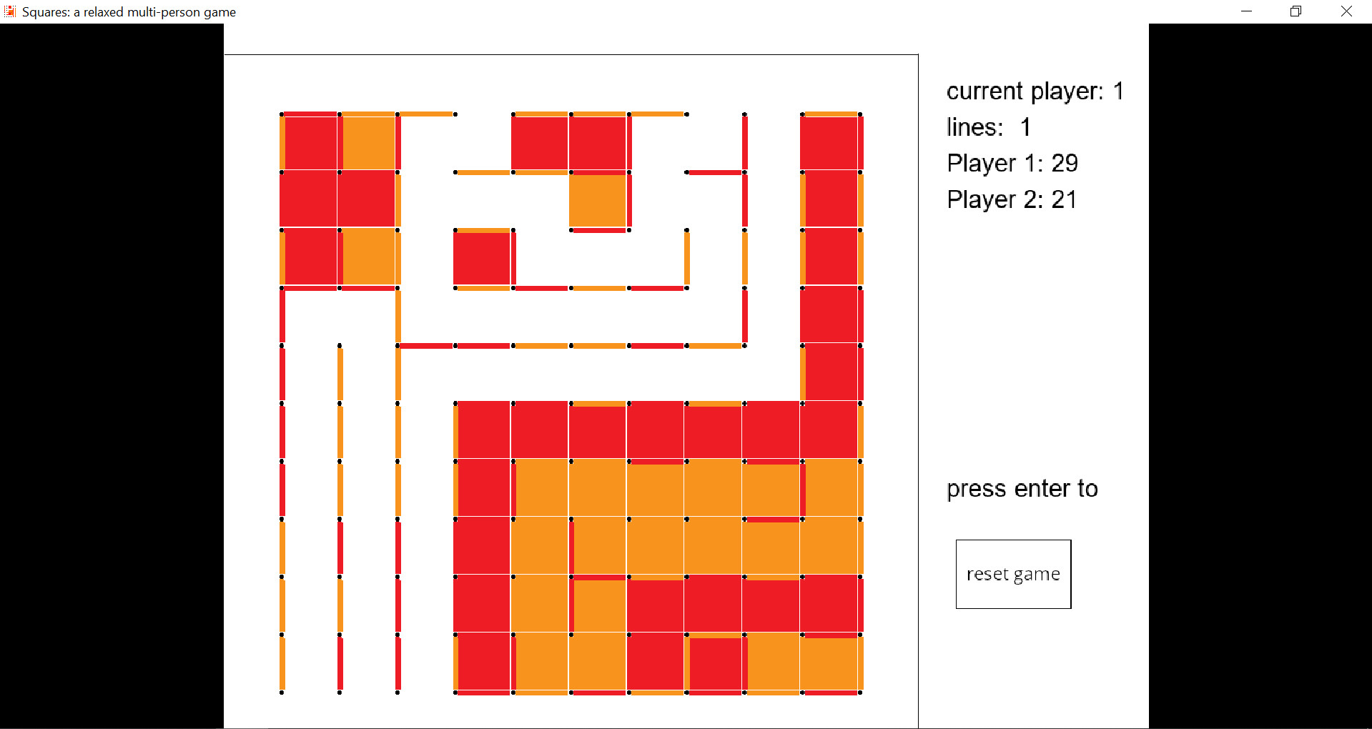 Squares screenshot 1