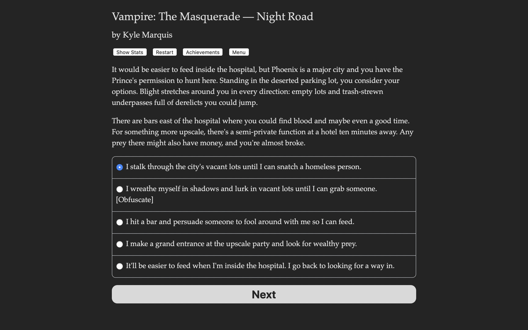 Vampire: The Masquerade — Night Road screenshot 3