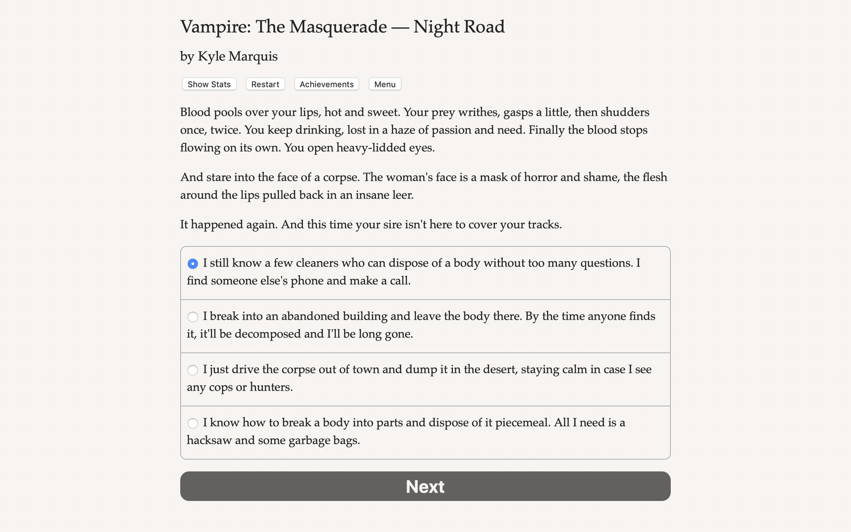Vampire: The Masquerade — Night Road screenshot 5