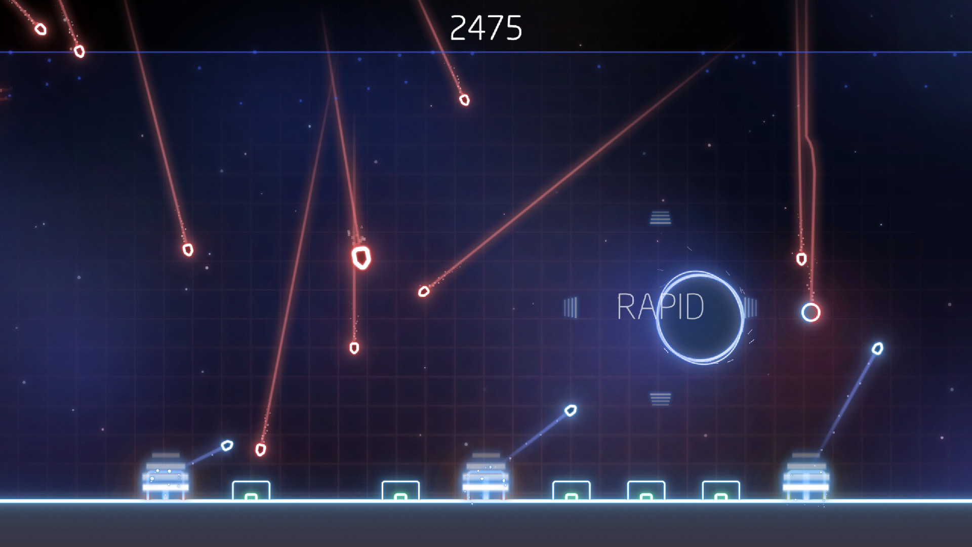 Missile Command: Recharged (2020) screenshot 1
