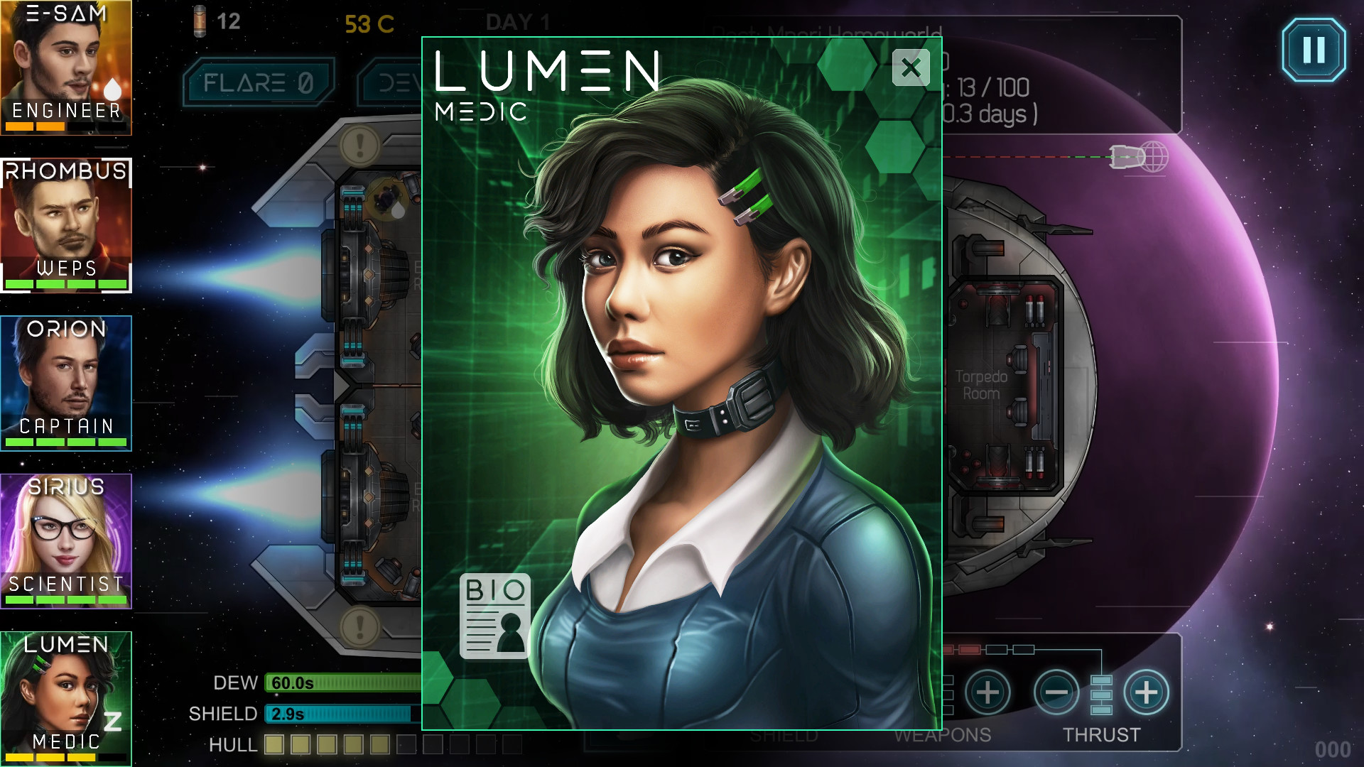 Heliconian - Starship Crew Control screenshot 12