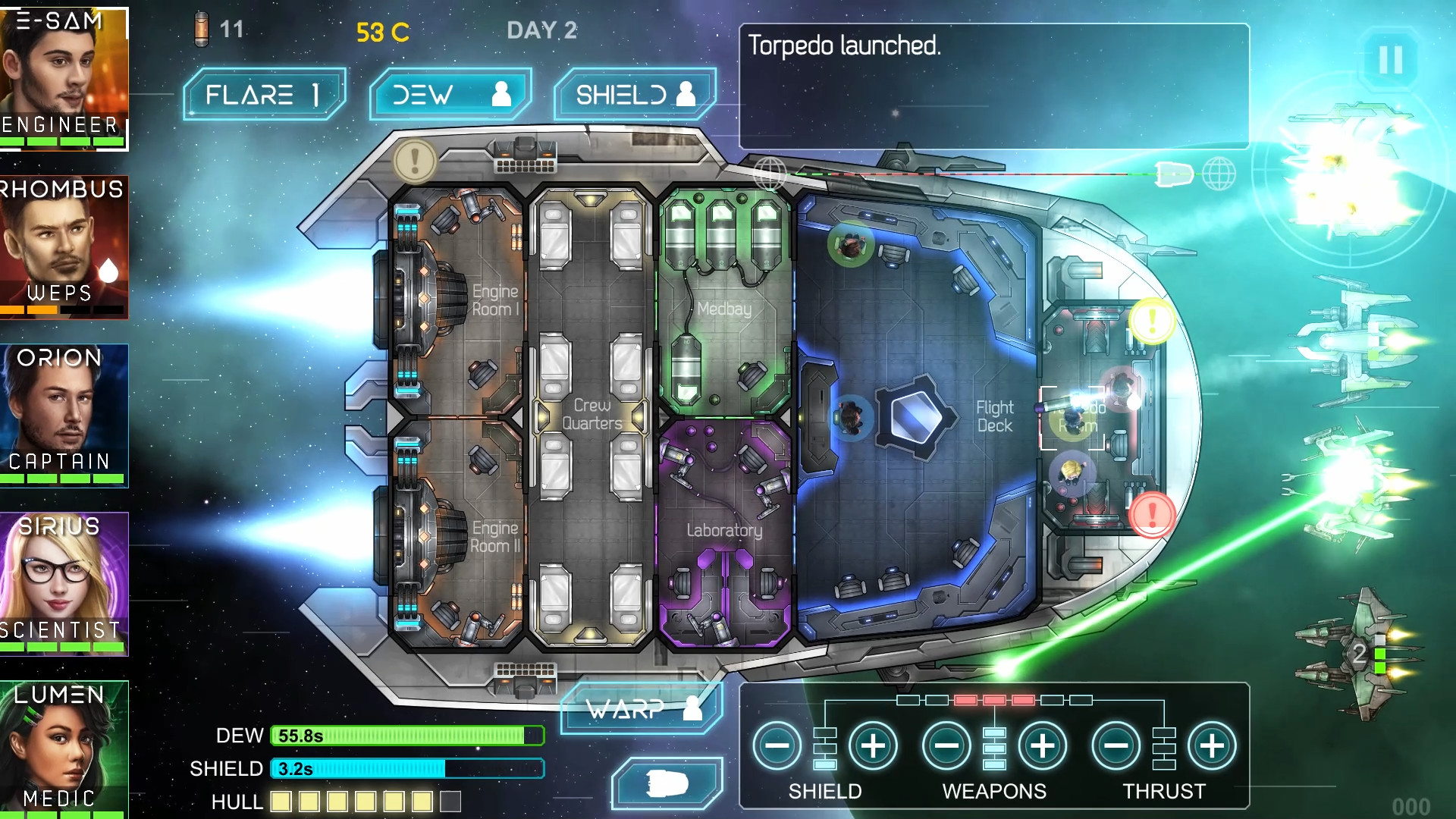 Heliconian - Starship Crew Control screenshot 7